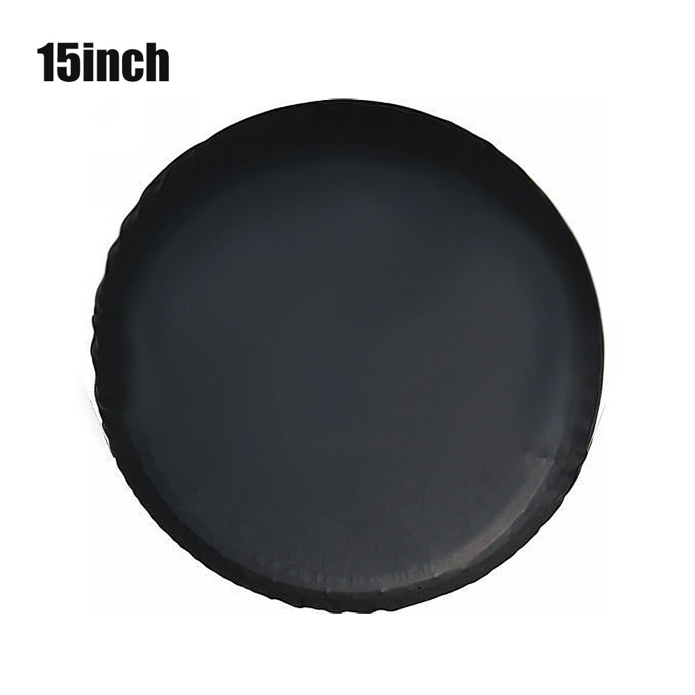 Fuvoyauniversal pvc thickening spare tire cover leather spare wheel cover for car truck suv camper trailer accessories 14/15/16/17inch