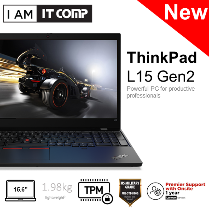 Lenovo ThinkPad L15 Gen 2 15.6 FHD Laptop ( i5-1135G7/8GB/512GB SSD/W10PRO ) Malaysia