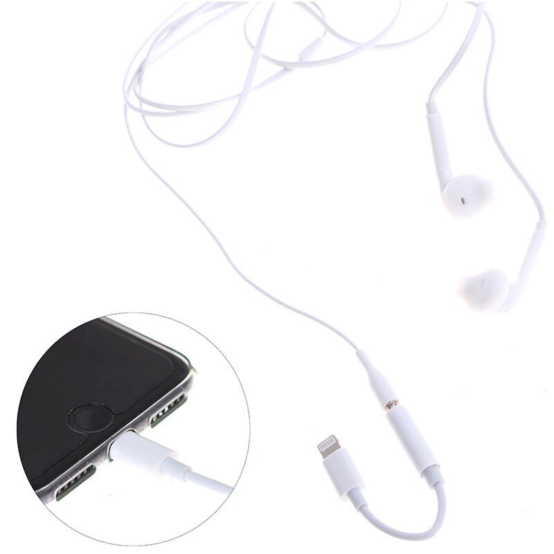 Lofty Cáp Kết Nối Chuyển Đổi Âm Thanh Giắc Tai Nghe Tai Nghe Màu Trắng Cho iPhone