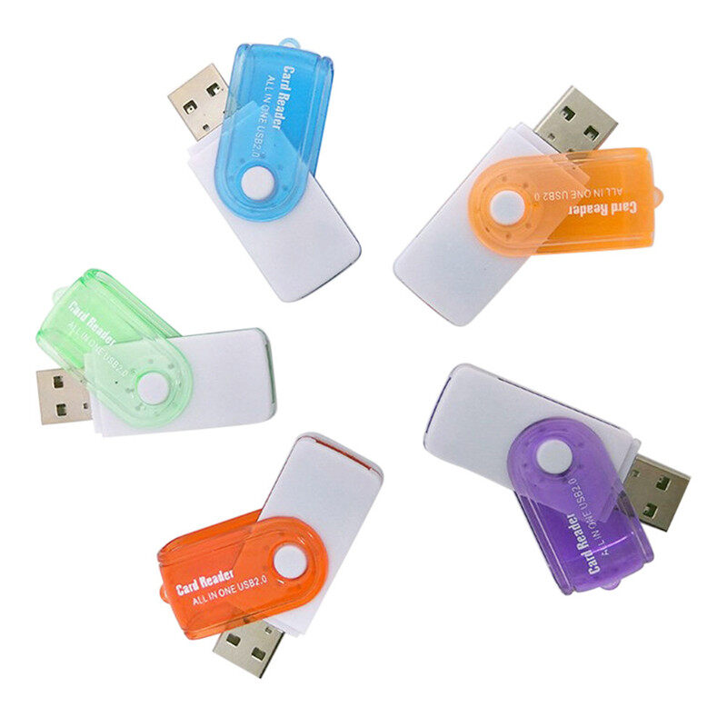 Useful 4 in 1 USB Memory Card Reader For MS MS-PRO TF Micro SD High Speed