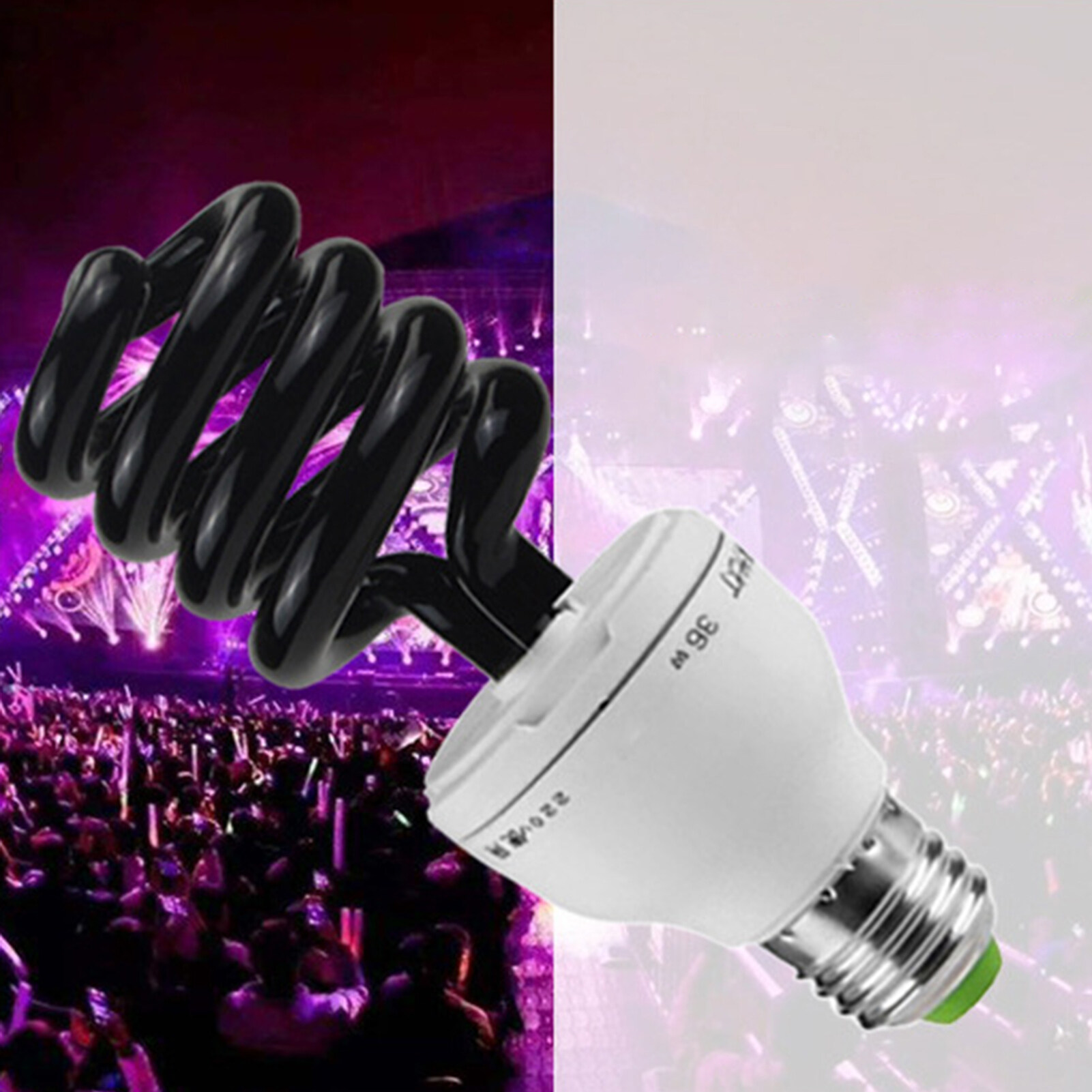 Đèn Bẫy Côn Trùng Terylin, Bóng Đèn Trang Trí 220V Đèn Huỳnh Quang Tia Cực Tím UV Xoắn Ốc Bằng Kim Loại Để Thu Hút Côn Trùng