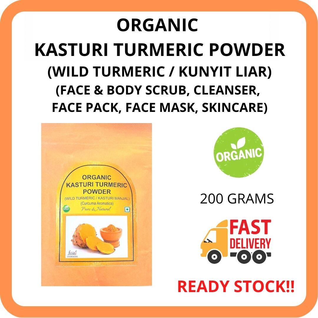 100 PURE ORGANIC KASTURI WILD TURMERIC FACE SKIN FACE