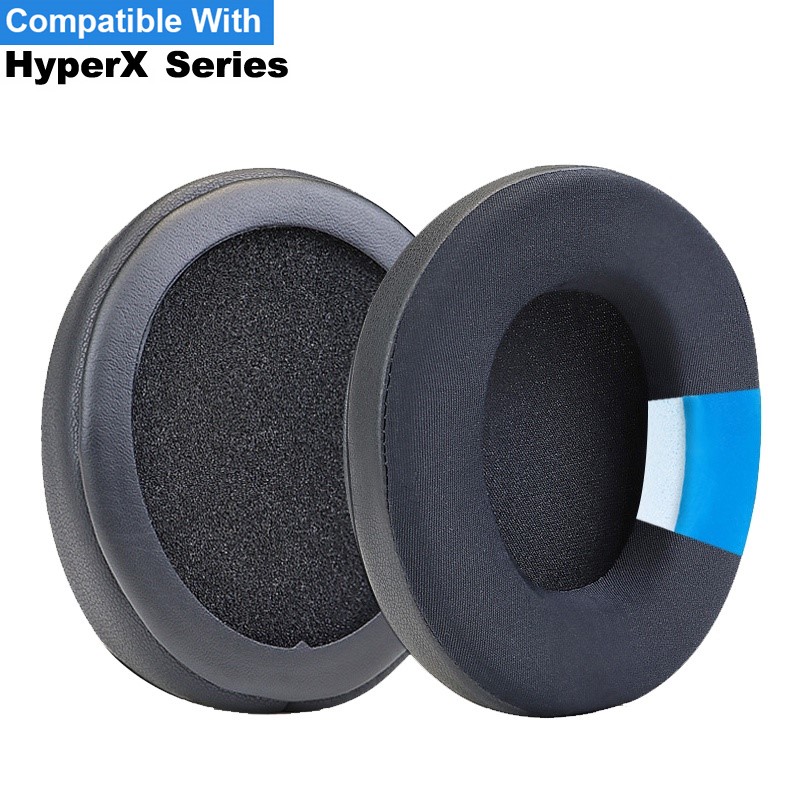 1Pair Replacement Headphone Earpads For HyperX Cloud Alpha / Core / Stinger / Flight / FlightS / Silver / X / Pro / I / II 2 Headphone Ear Pad Cushion Sponge Headset Earmuffs
