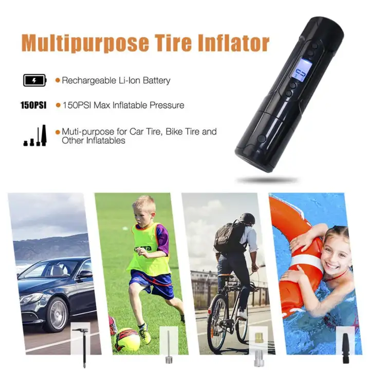 electric air pump for bicycle tires