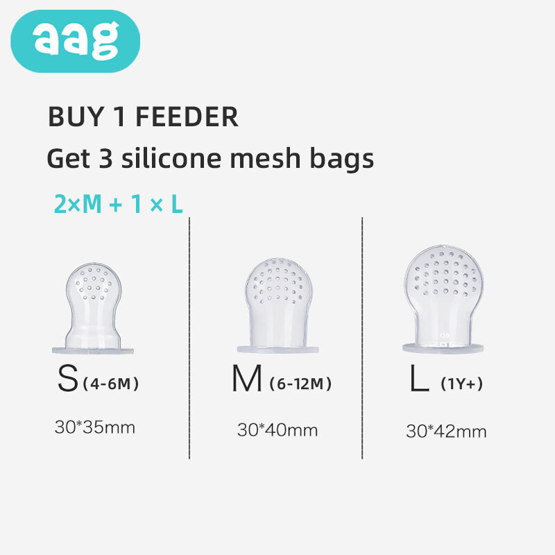 teething mesh bags