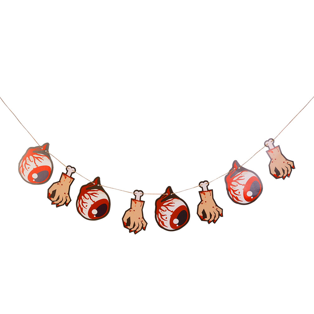 3M Halloween Party Decorations Halloween Party Essentials Festive Halloween Flag Durable Reusable Decoration for Thanksgiving