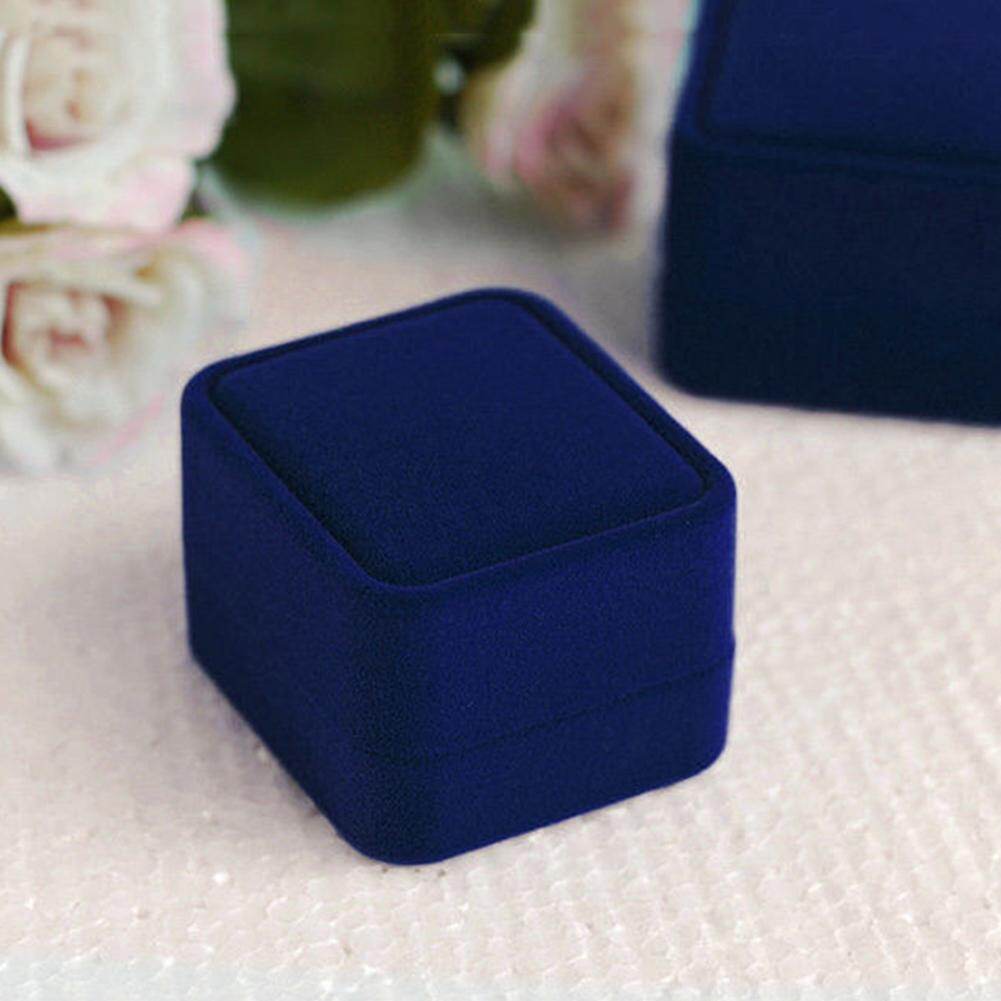 Hộp Đựng Trưng Bày Nhẫn Bông Tai Trang Sức Hộp Mở Nắp Vuông Hộp Quà Tặng