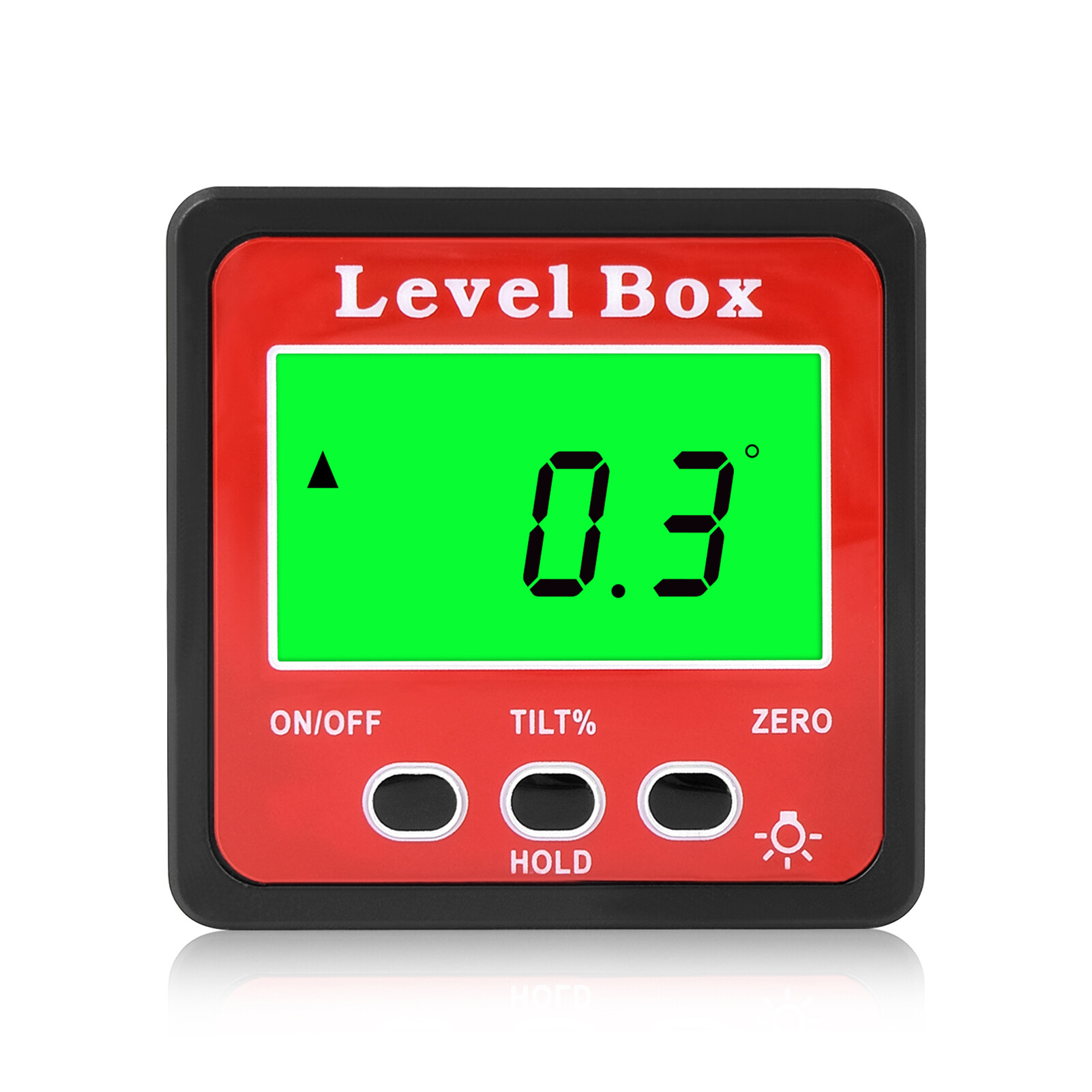 Licao Lighting 1 Set Digital Inclinometer Backlight Magnetic Adsorption Level Protractor Measuring Tool Household Supply 1 Set Practical