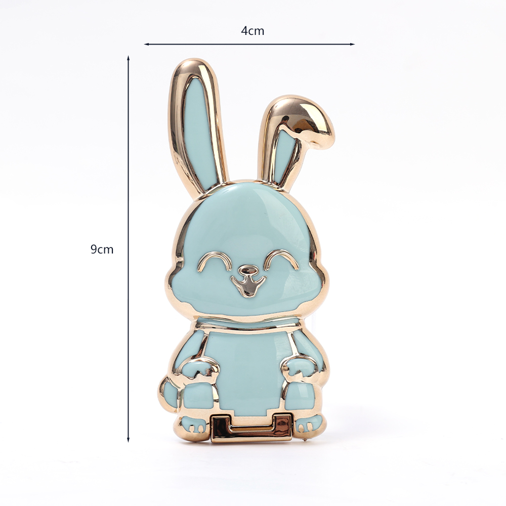 Phổ Dễ Thương Thỏ hoạt hình Nhẫn đeo ngón tay chủ đứng cho điện thoại di động Bunny giá đỡ có thể gập lại điện thoại di động chân đế phụ kiện điện thoại