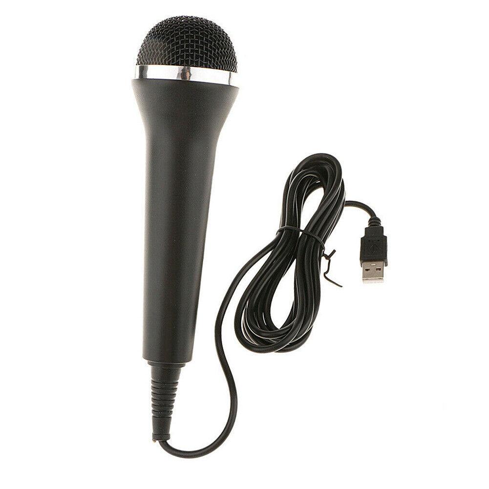 USB Wired Microphone Karaoke Mic for PS 4 PS4 Switch Wii Xbox PC
