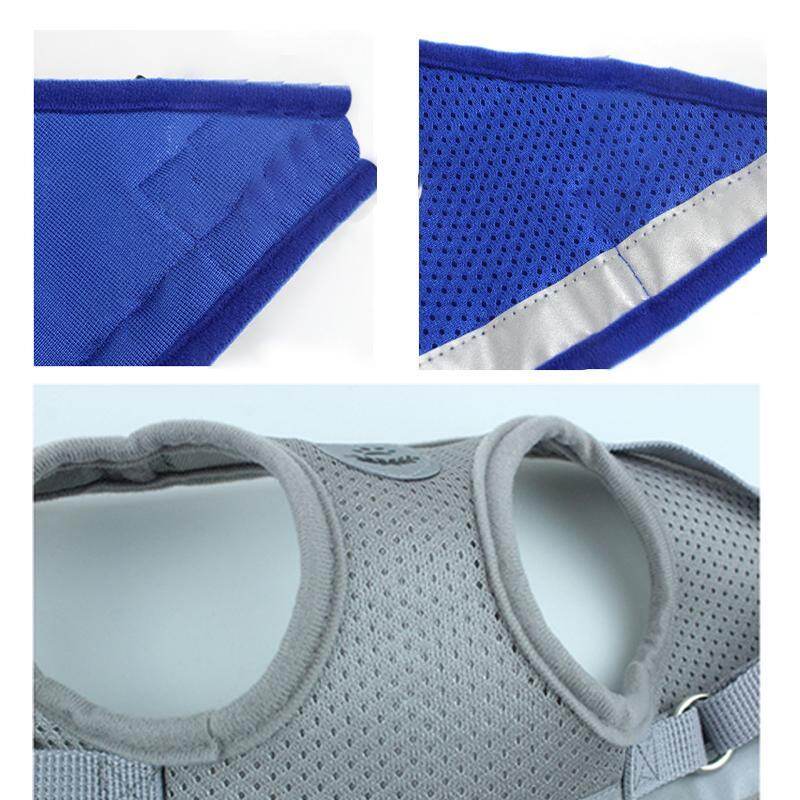 Dây đai cho chó Có thể điều chỉnh phản quang Vật nuôi Vest đi bộ Dây buộc bằng Polyester Lưới dây buộc cho Chó vừa nhỏ Mèo