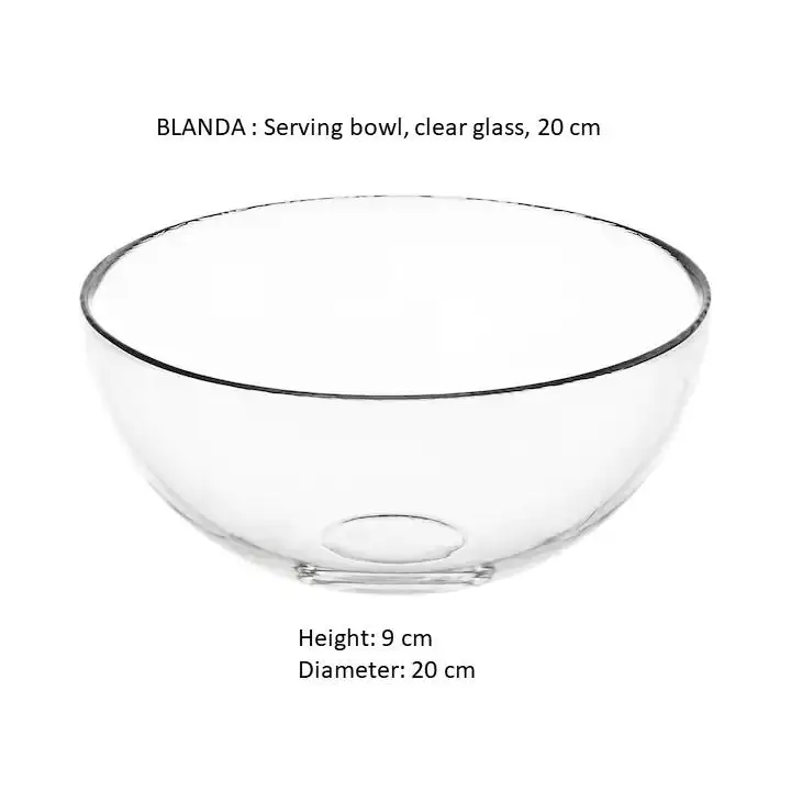 mangkuk serving bowl blanda 2ocm by ikea plus ikea bag for free 3 in 1 delivery after mco hantar lepas pkp