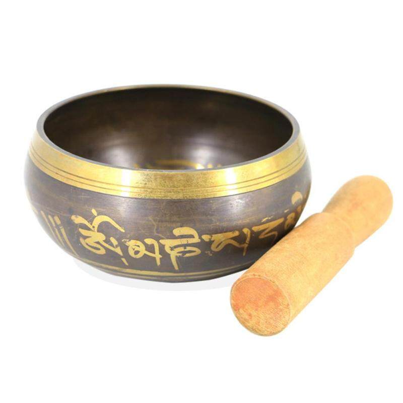 Bát Sen cầm tay Trang Trí Luân Xa Thiền Định Tường Món Ăn Tập Yoga Phật Giáo Tây Tạng Đồng Hát Bát có Mallet
