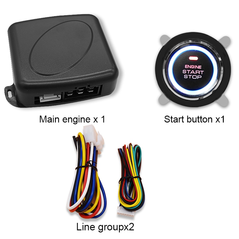 Car One Button Start / Universal Anti-Theft One Key Ignition Start / One Key Start Refitting System / Original Vehicle Universal