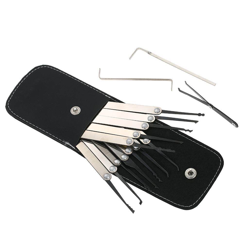 Bộ Dụng Cụ Khóa 15 Chiếc Bộ Khóa Inox Dụng Cụ Khóa Luyện Tập Cho Người Mới Bắt Đầu Và Chuyên Nghiệp Thợ Khóa