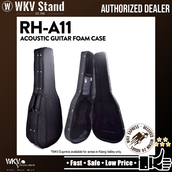 41 Inch Acoustic Guitar Foam Case RH-A11 (Gitar Case/ Foam/ Hard Case/ Akustik Case/ Semi Hard Case) Malaysia