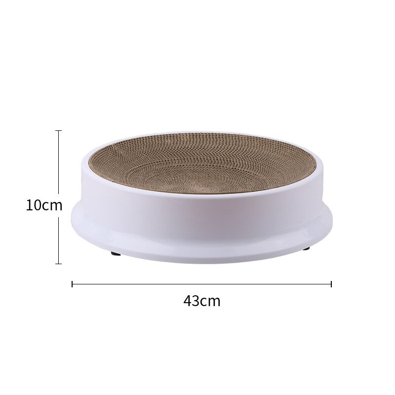 HATELI Cat Bảng Cào Hình Tròn Cho Mèo Đồ Chơi Có Thể Thay Thế Tấm Lót Mèo Chống Trầy Xước Gợn Sóng Tấm Cào Cho Mèo Thú Cưng, Vệ Sinh Cho Mèo