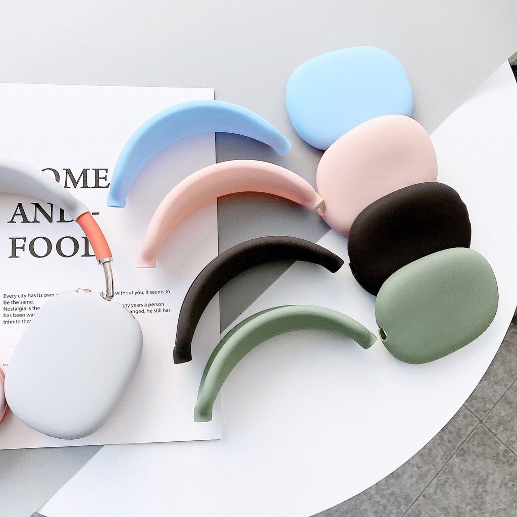 Ốp Bảo Vệ Tai Nghe Cho Apple Ốp Bảo Vệ Tai Nghe AirPods Max Bằng Silicon Bảo Vệ Băng Đô