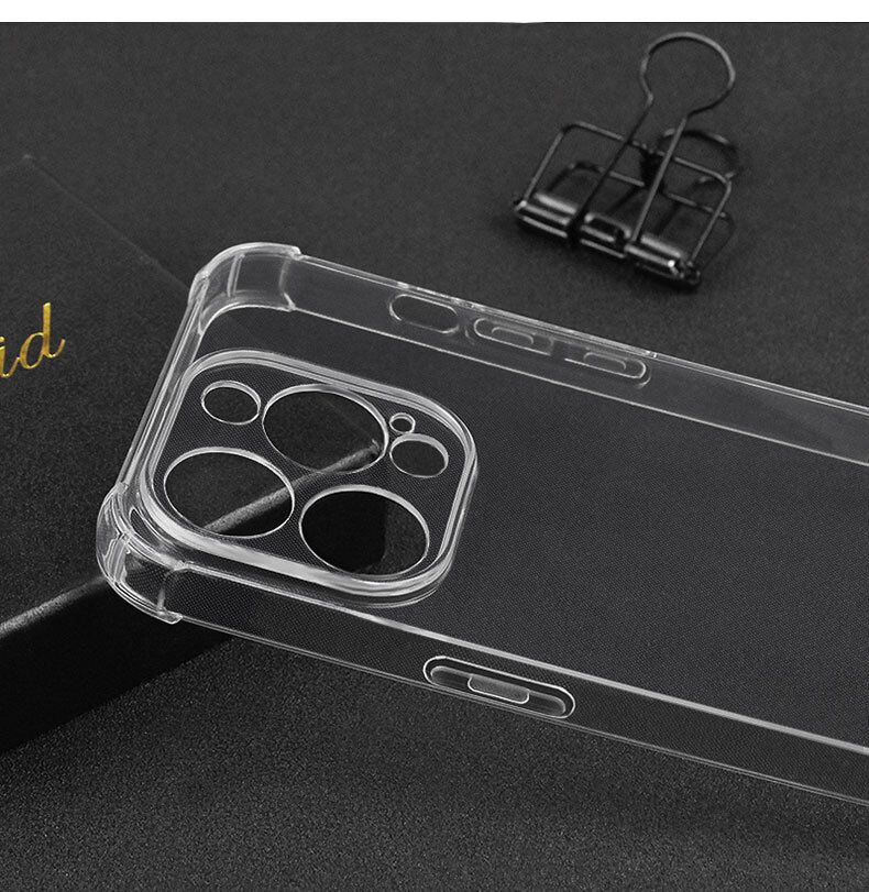 Transparent Cover for iPhone 15 13 12 11 Pro Max iPhone14 iPhone15 Plus iPhone13 iPhone12 mini iPhone11 Shockproof Shell iPhone 6 iPhone7 iPhone8 Plus iPhone X XR XS Max Soft Jelly Case
