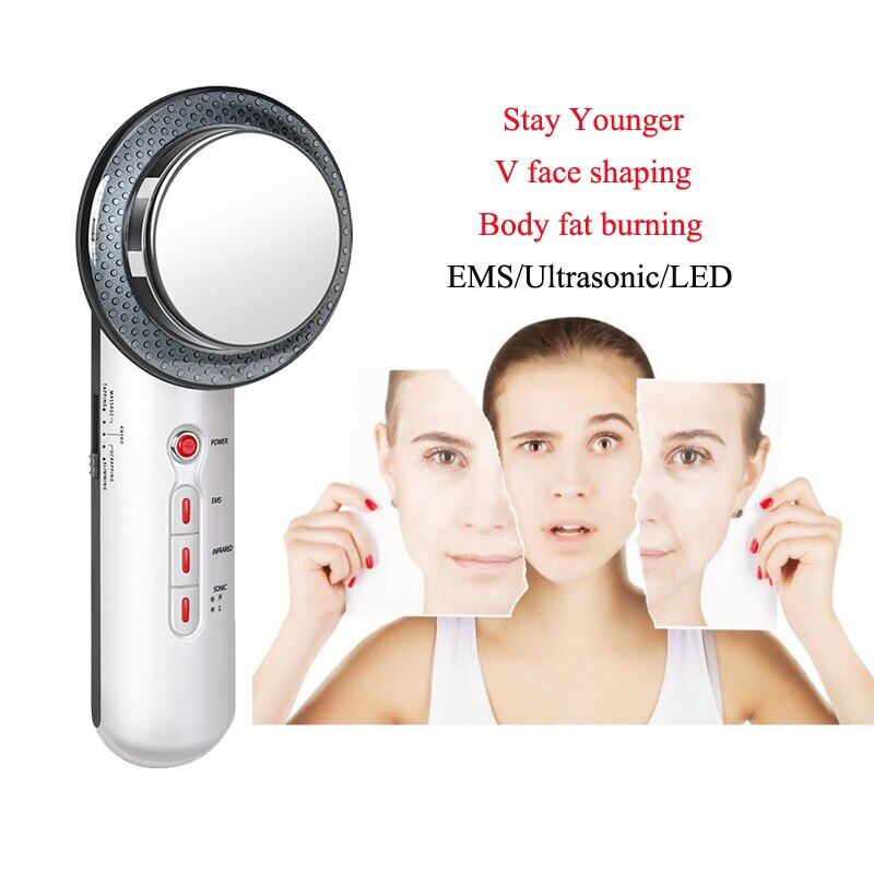 3 in 1 Facial Lifting Massager Sonic Slimming and Fat Removal Infrared