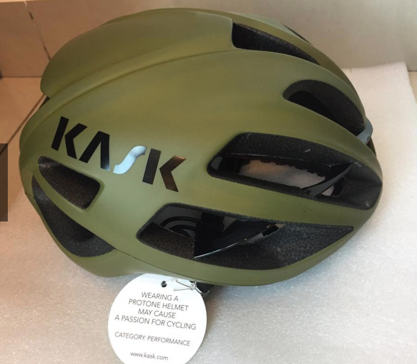 kask protone olive green matt
