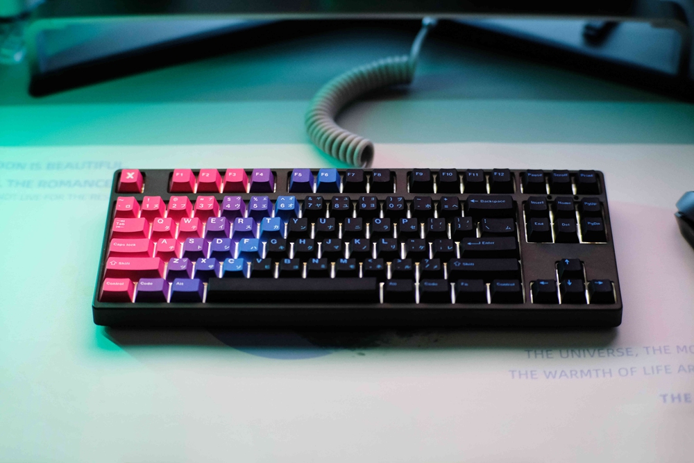 【Keycap Only】Gradient Keycaps PBT Dye Sublimation Keycap for Mechanical Keyboard Cherry mx Switch Key Caps 129 keys