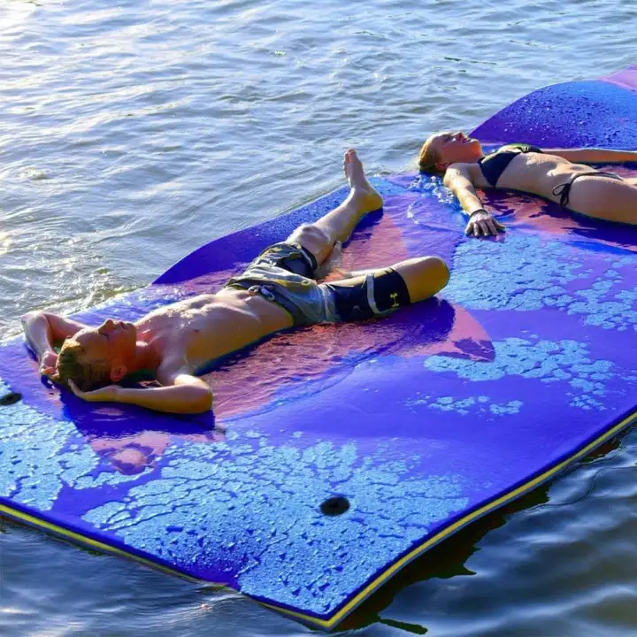 2 3 Layer Xpe Foam Swimming Pool Floating Water Pad Mat Blanket Floats For Lazada Singapore 2 3 Layer Xpe Foam Swimming Pool