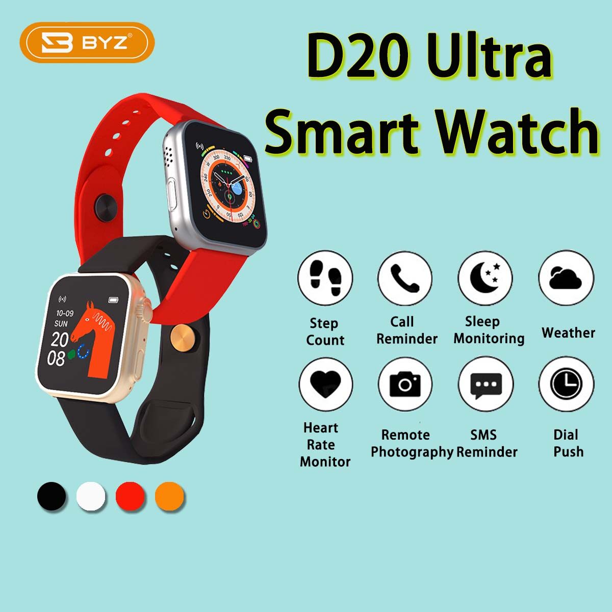 D20 Ultra Smart Watch Bluetooth Call Jam Full Screen Waterproof Men Fitness Tracker 1.3 inch Bluetooth Watch Smart Watch | Lazada