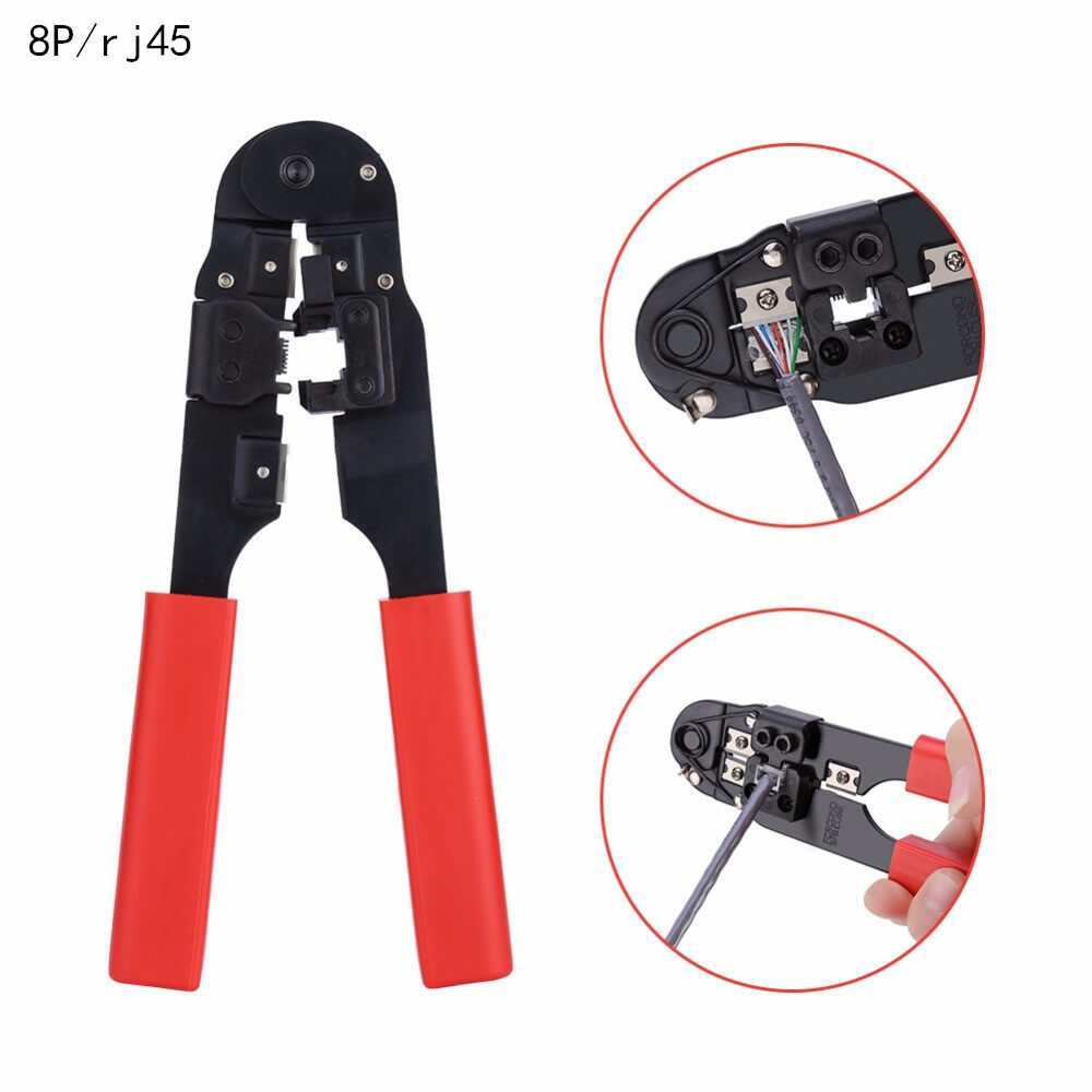 Crimping Cutting Striping Networking Wire Tool Kit Crimper Stripper for 8P8C RJ45
