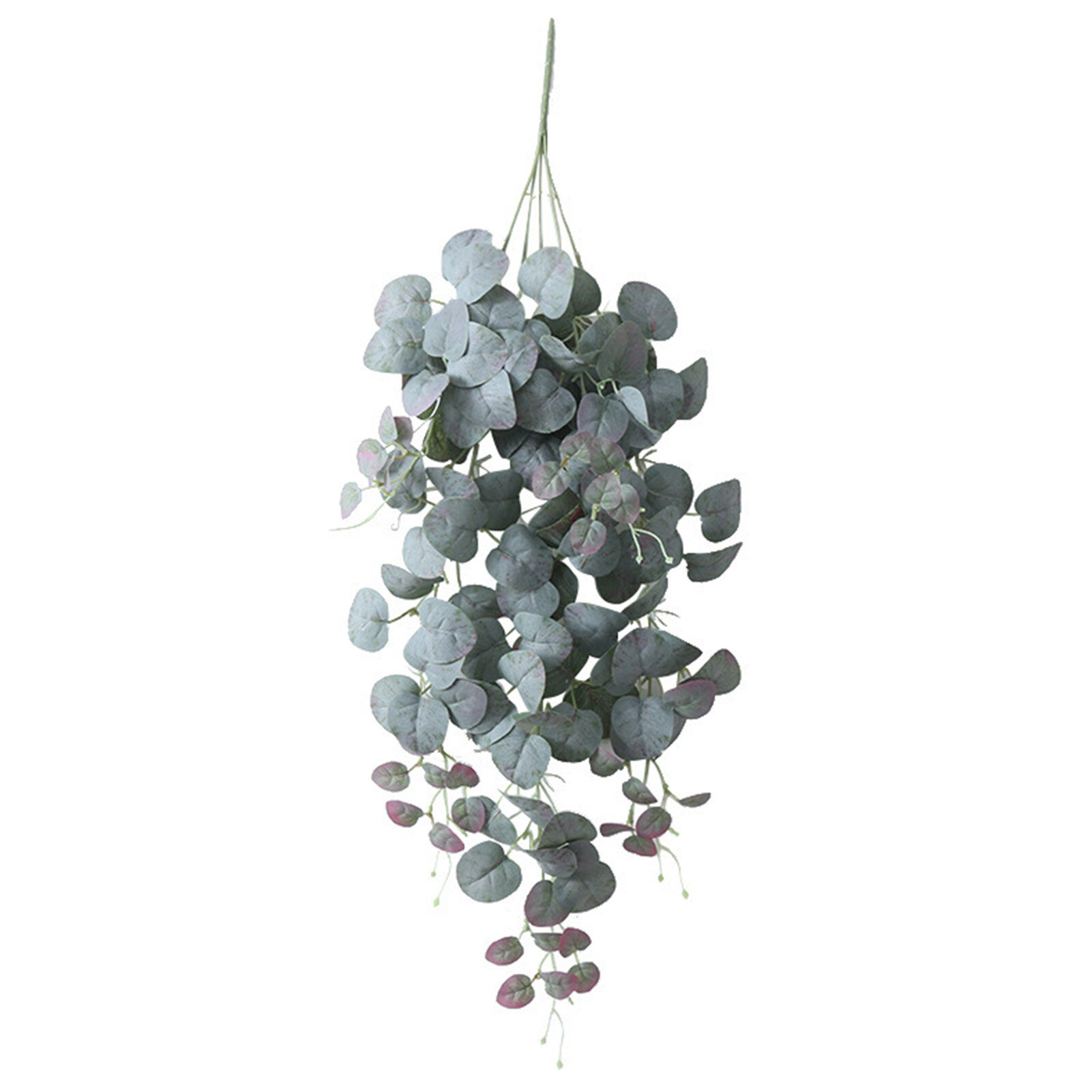 Sanwood® 1 Branch Artificial Rattan Flexible Vivid Weather-resistant Decorative Fake Eucalyptus Leaves Vine Home Decoration Fake Rattan Delicate