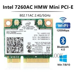 Wireless-AC 7260 Intel 7260HMW 7260AC Băng Tần Kép 2.4 & 5Ghz 1200Mbps thumbnail