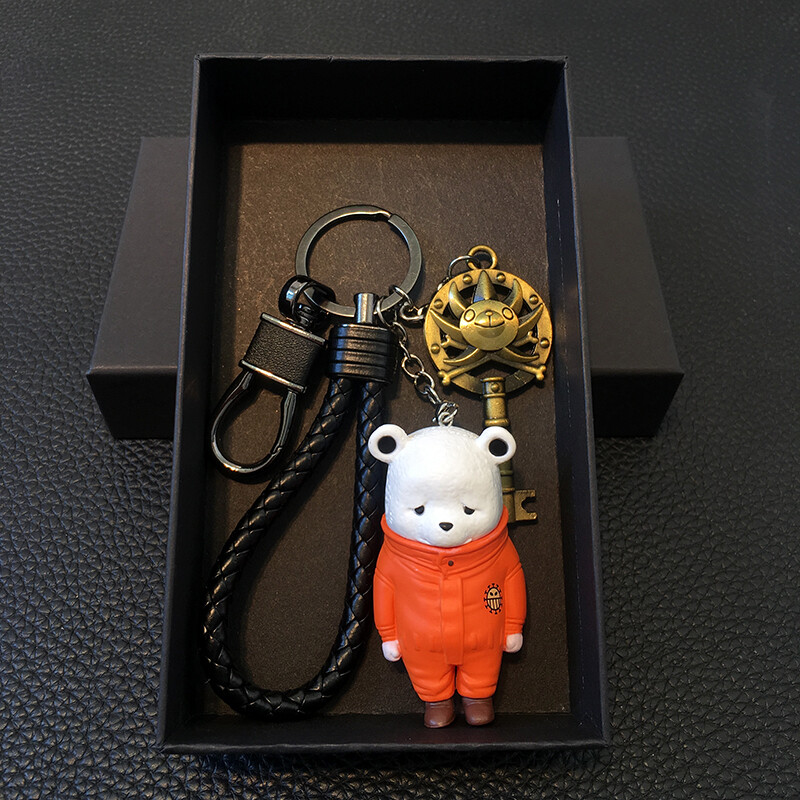 (In stock) Cute apology Bepo bear One Piece keychain