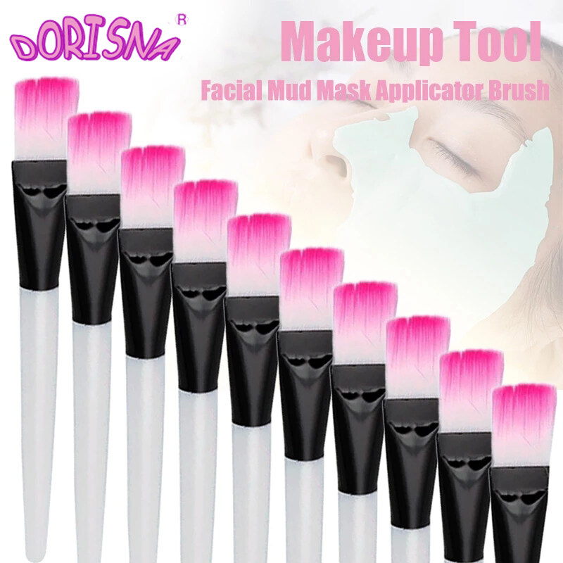 DORISNA Facial Mask Brush Face Skin Care Masks Applicator Soft Flat Head Fiber Hair Cosmetics