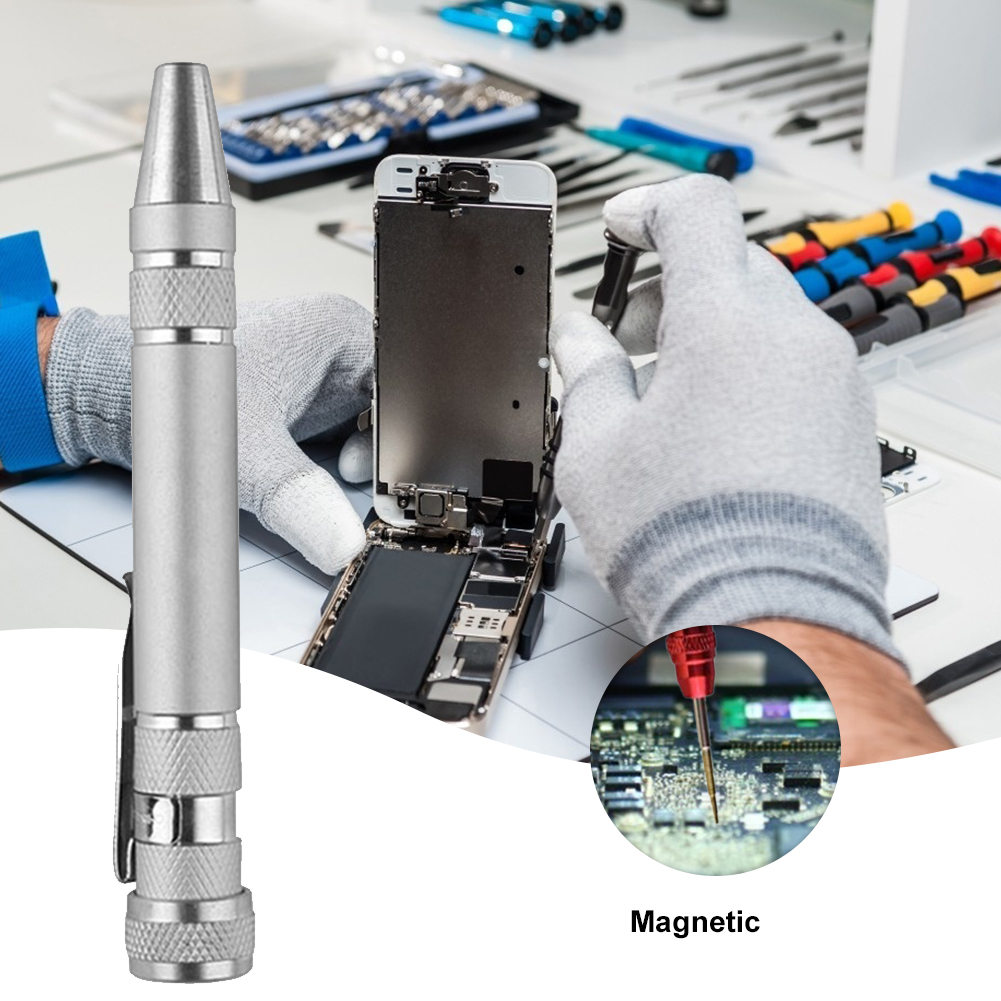 Bộ Dụng Cụ Cầm Tay Sửa Chữa Điện Thoại Tay Cầm 8 Trong 1, Đa Dụng Chính Xác Pen Tuốc Nơ Vít Bộ Dụng Cụ Sửa Chữa Cầm Tay