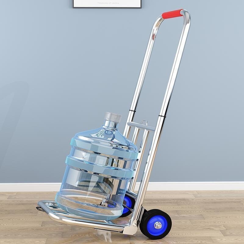XMDS Hand pull, folding, portable luggage, shopping, grocery shopping, pulling goods, load king, small pull, small cart, home discount model practical