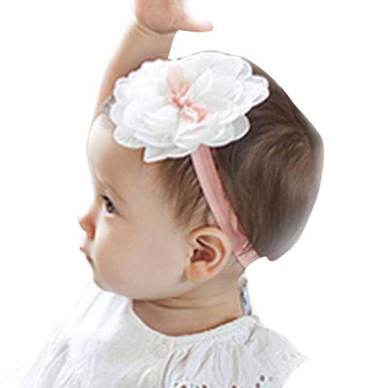Hot selling / Baby New Korean Mesh Crown Hairband Wholesale Baby  Accessories Baby Headband 1-2 Years Old , Cute Newborn Baby Girl Lace Crown  Headband Infant Toddler Hair Band Headwear - White /