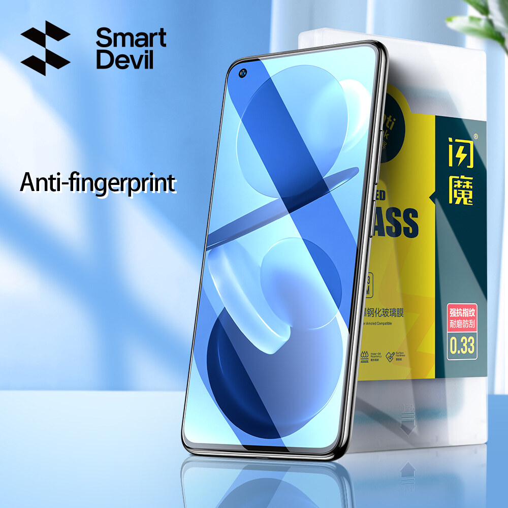 SmartDevil non-full coverage tempered glass film is suitable for Xiaomi Mi 11 Lite Mi 10 Lite xiaomi 11 lite xiaomi 10 lite mobile phone screen protector anti-fingerprint, anti-blue light