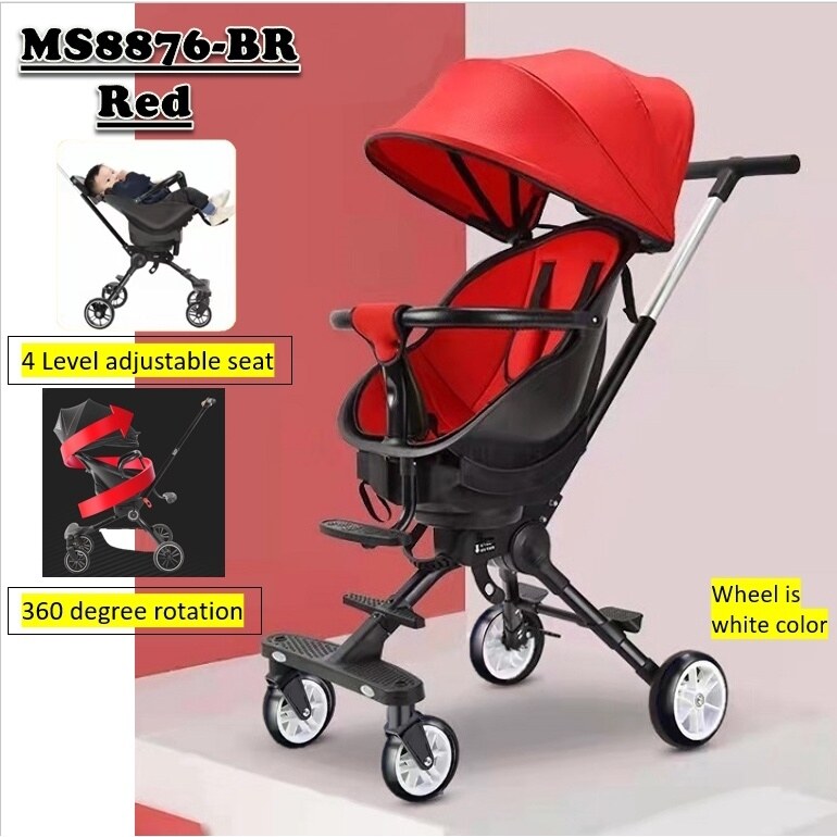 MK Magic Stroller 360 Rotating Kids Two Way Strollers 2 Budak Stroler