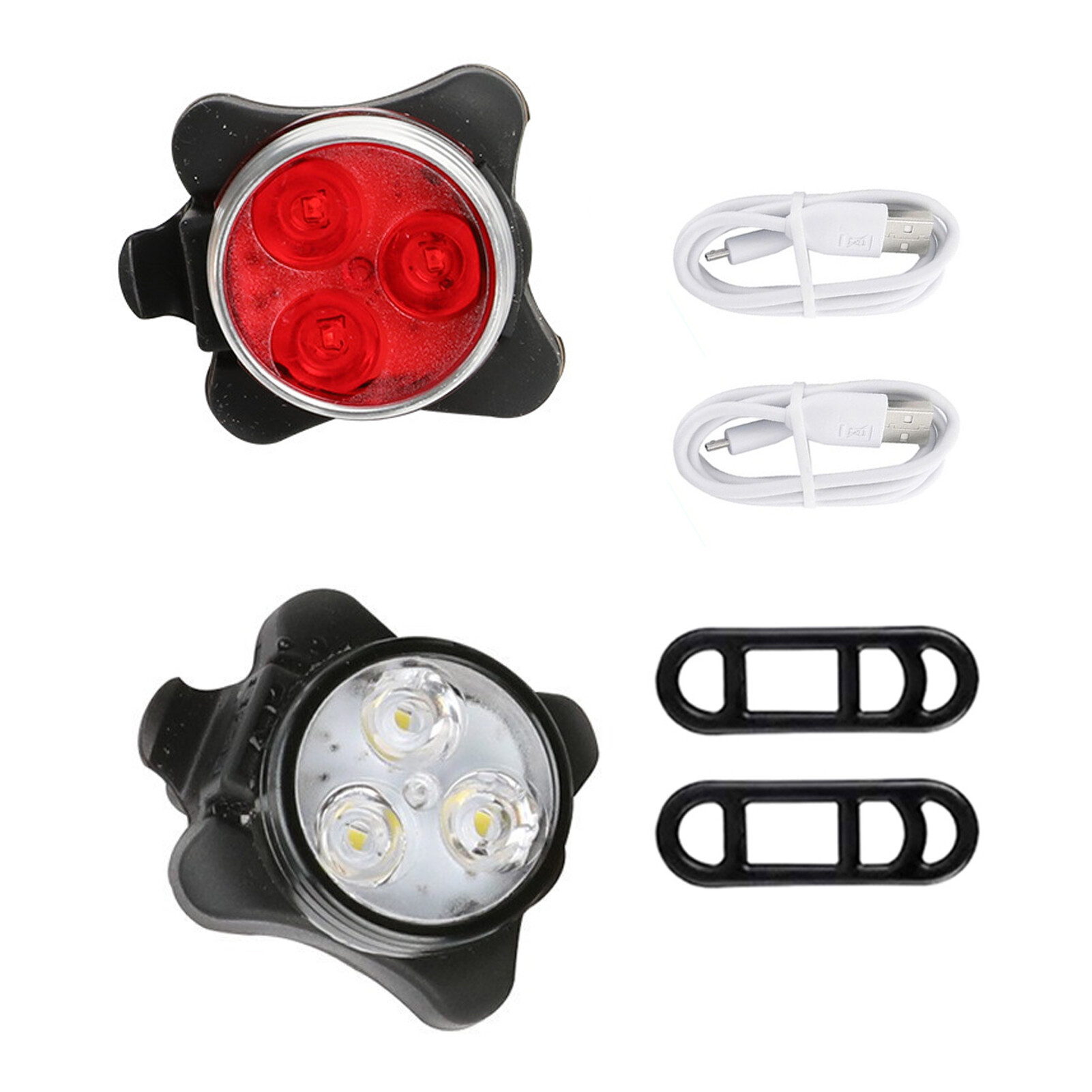 Cycling Flashlight Cycling Accessories Usb Rechargeable Bike Light Set Ultra Bright Front Rear Lights with Turn Signal Cycling Accessories for Mtb Road Bikes