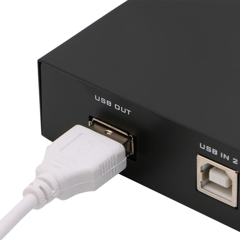 ✪【Yixin Elec】【New Arrival】 2-Port USB2.0 Sharing Switch Switcher Box USB HUB Adapter For PC Scanner Printer