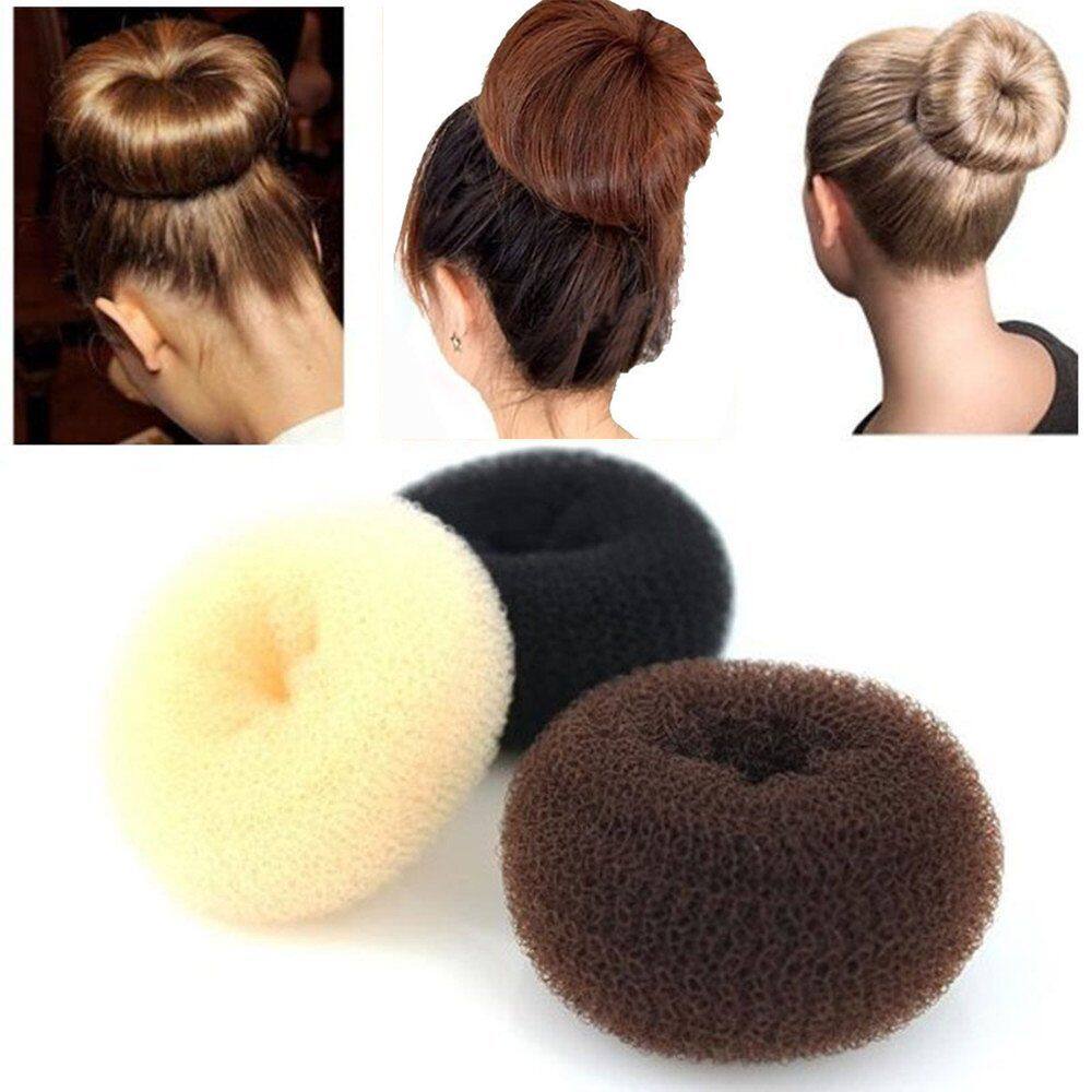 1 x Hair Bun Ring New Hot Women Magic Shaper Donut Hair Ring Bun Fashion Accessories Styling Tool