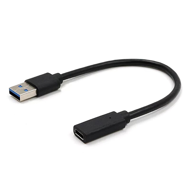 Usb 3.1 type c female to usb 3.0 male adapter cable for macbook android phone