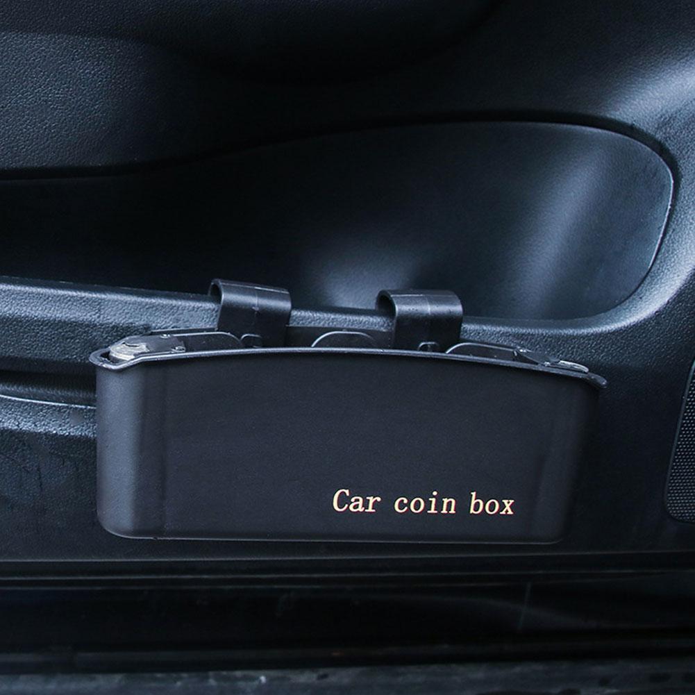 Asai® Car Auto Door Side Hanging Garbage Coin Case Plastic Phone Holder Storage Box