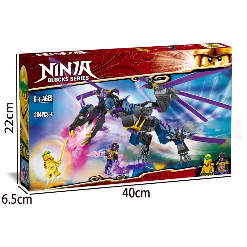 ☇❦ cg6603xex23 Compatible with LEGO Ninjago 71742 Lord of Darkness’ Dragon Boy’s educational building block toy 11657