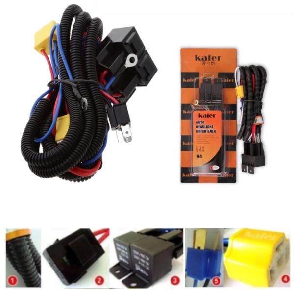 Hot Sale Universal H4 Kaier Wire Kit car headlamp headlight Head Lamp
