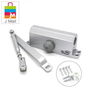 J Mall Adjustable Mouted Automatic Door Closer Silver Lazada