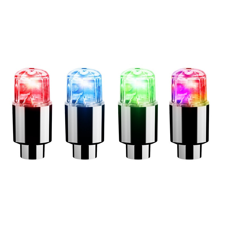 【AtotheR】LED Bicycle Valve Core Light Decorations Tire Light Stick Luminous Night Light Accessories Outdoor Bike Glow Lamp Colorful Light