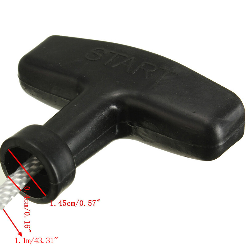 【Hàng mới】 Máy cắt cỏ dây khởi động bộ khởi động 1.1m 4mm thông dụng tay nắm kéo động cơ xăng