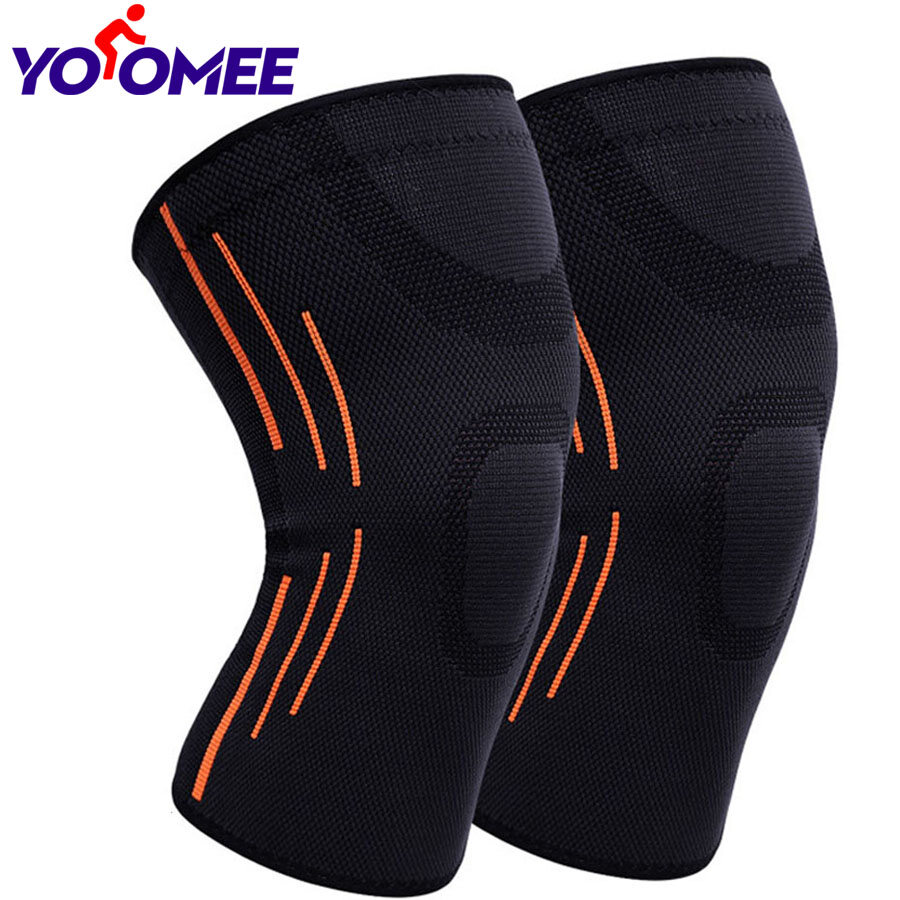Yoomee 1 Pair Sports Leg Knee Support Pain Brace Wrap Safety Training Basketball Running Cycling Kneepad,Spot Warm Protection Sports Knee Pads Factory Direct Outdoor Joint Protection