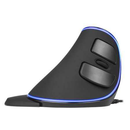 ขายดี Delux M618 PLUS เมาส์แนวตั้งไร้สาย ERGONOMIC เมาส์ไร้สายเมาส์สำหรับเล่นเกมส์